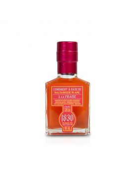 Vinaigre balsamique blanc à la Fraise 