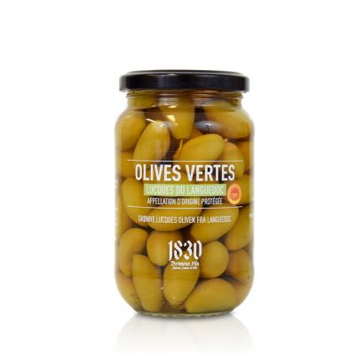 Olives vertes aglandau cassées au fenouil