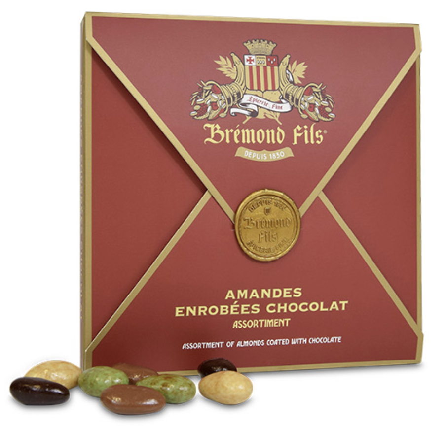 amandes enrobées de délicieux chocolat