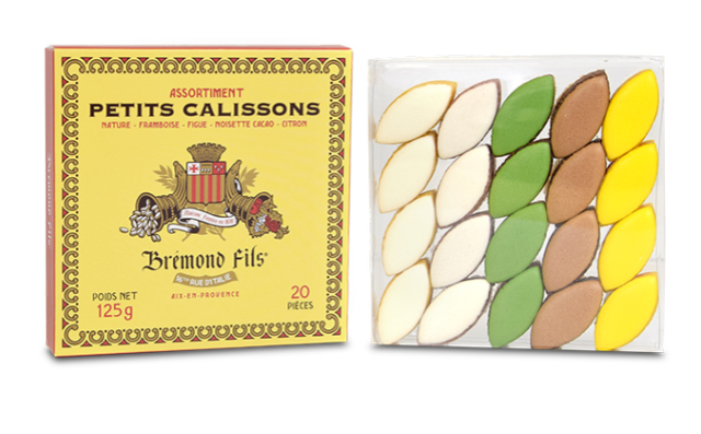 Calisson d'aix de plusieurs couleurs